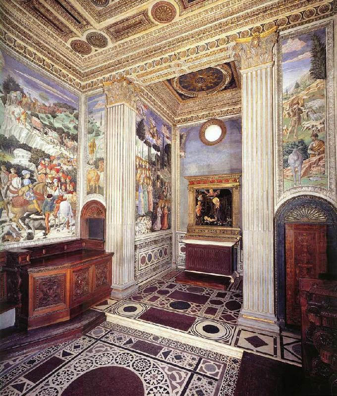 GOZZOLI, Benozzo View of the Chapel g china oil painting image